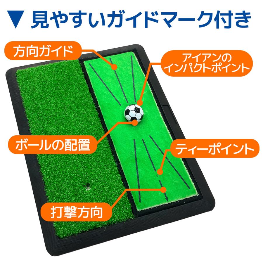 ゴルフ練習マット 人工芝 ボール付き Golf Style ゴルフマット 20mm ラフ芝 ゴルフ 練習 マット 120×120cm