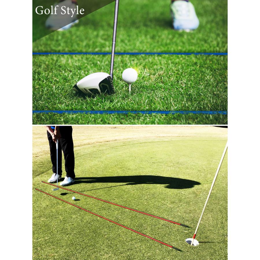 Golf Style アライメントスティック ゴルフ 練習 ゴルフ練習用品