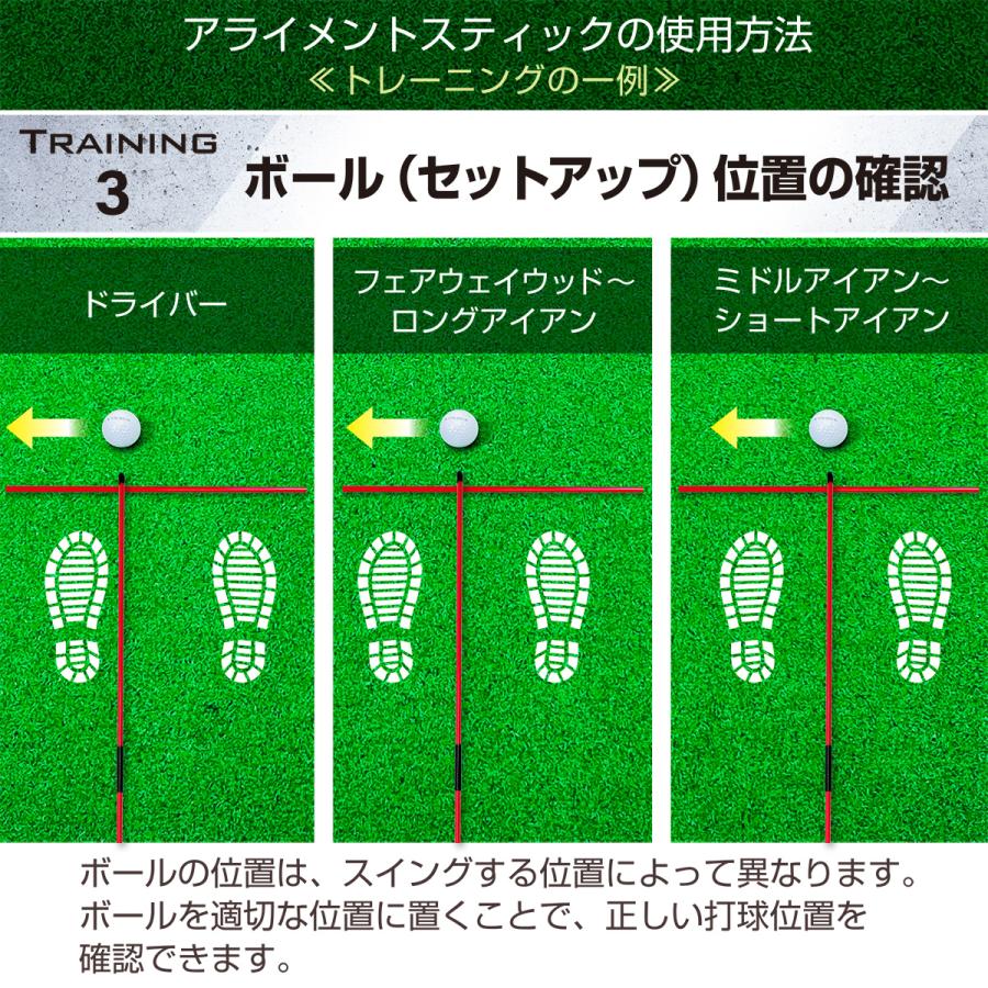 Golf Style アライメントスティック 3分割タイプ ゴルフ 練習 ゴルフ