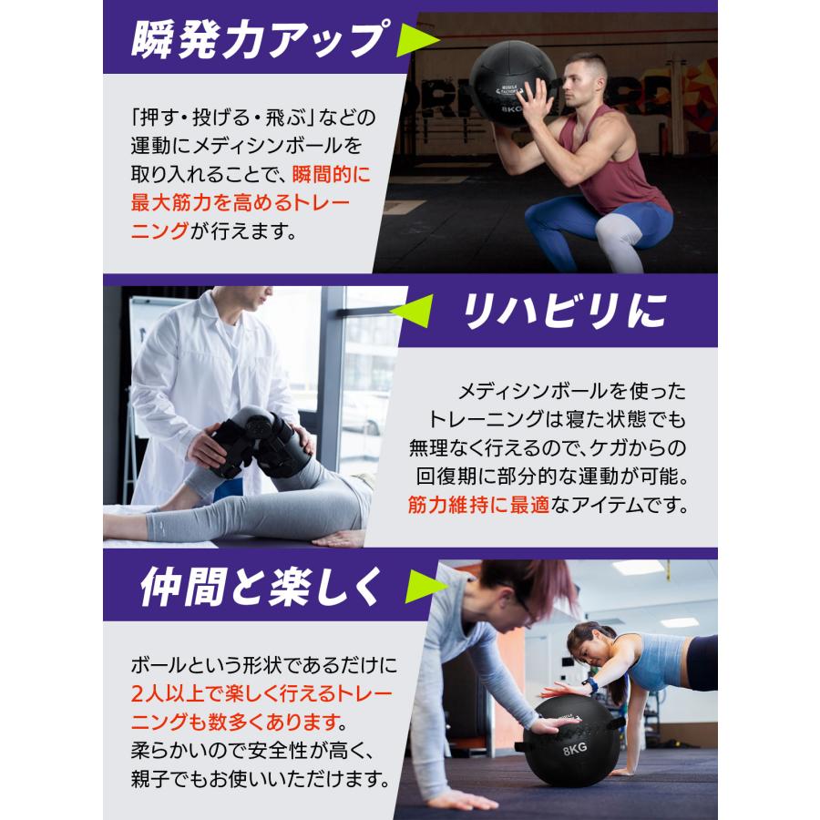 MUSCLE FACTORY メディシンボール 10kg ソフト ウェイトボール 体幹