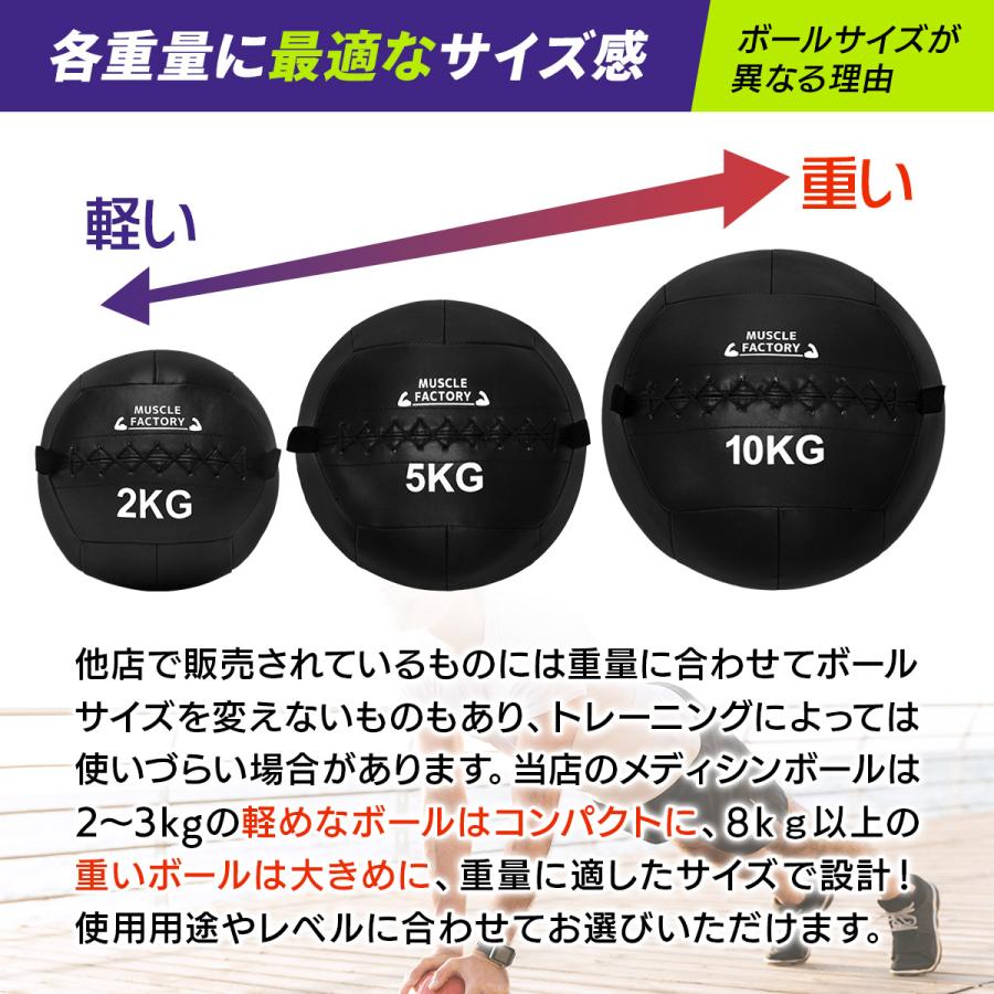 MUSCLE FACTORY メディシンボール 2kg ソフト ウェイトボール 体幹