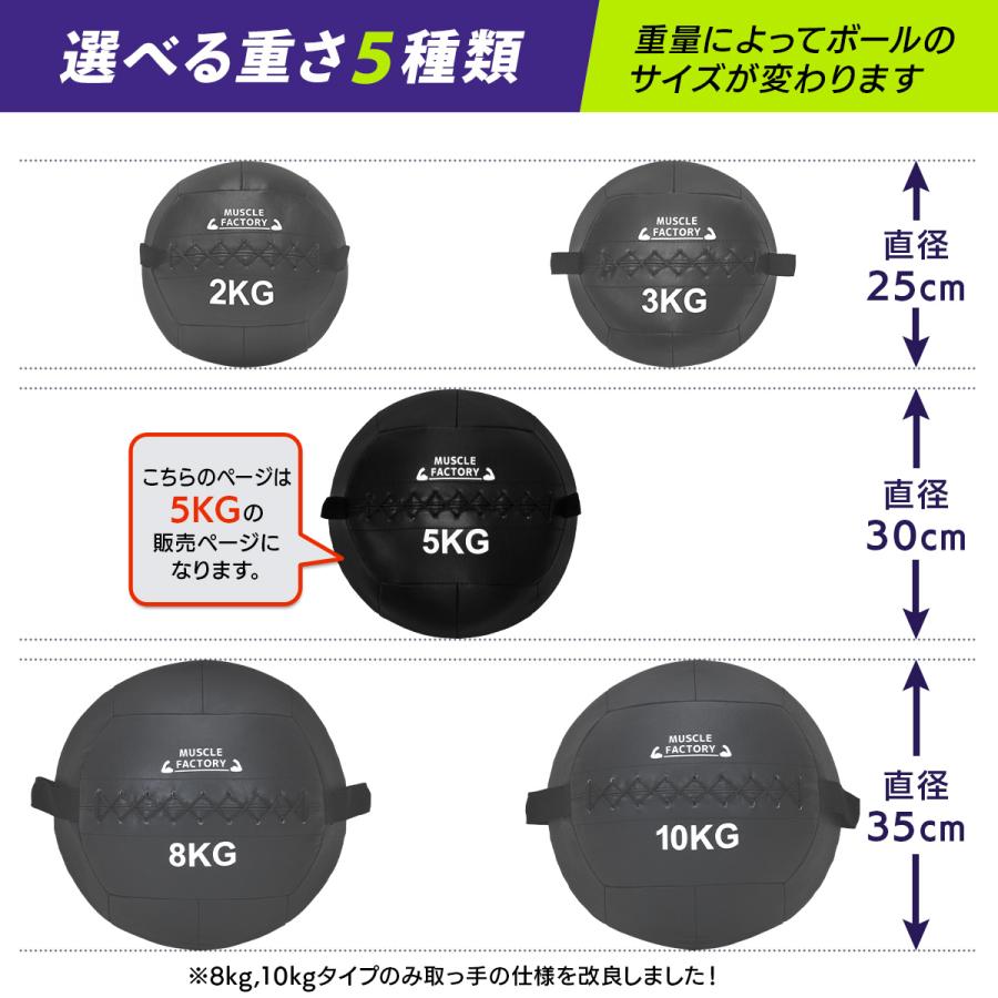 MUSCLE FACTORY メディシンボール 5kg ソフト ウェイトボール 体幹