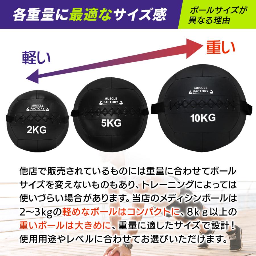 MUSCLE FACTORY メディシンボール 8kg ソフト ウェイトボール 体幹