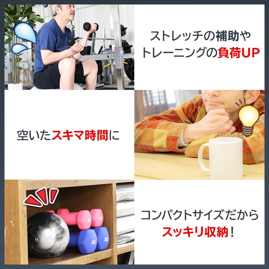 KaRaDa Style ダンベル 2kg 2個 セット カラー トレーニング 筋トレ