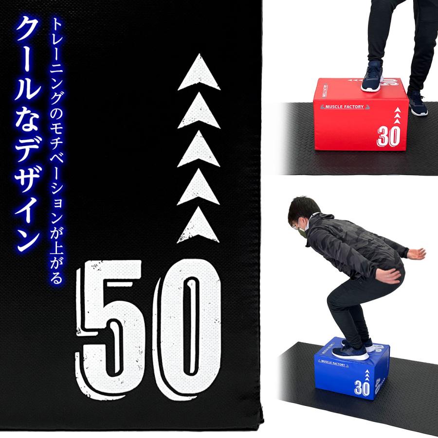 MUSCLE FACTORY プライオボックス ソフト 3 in 1 プライオメトリクス
