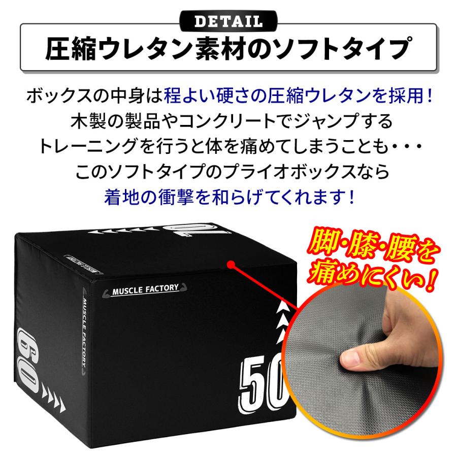 MUSCLE FACTORY プライオボックス ソフト 3 in 1 プライオメトリクス