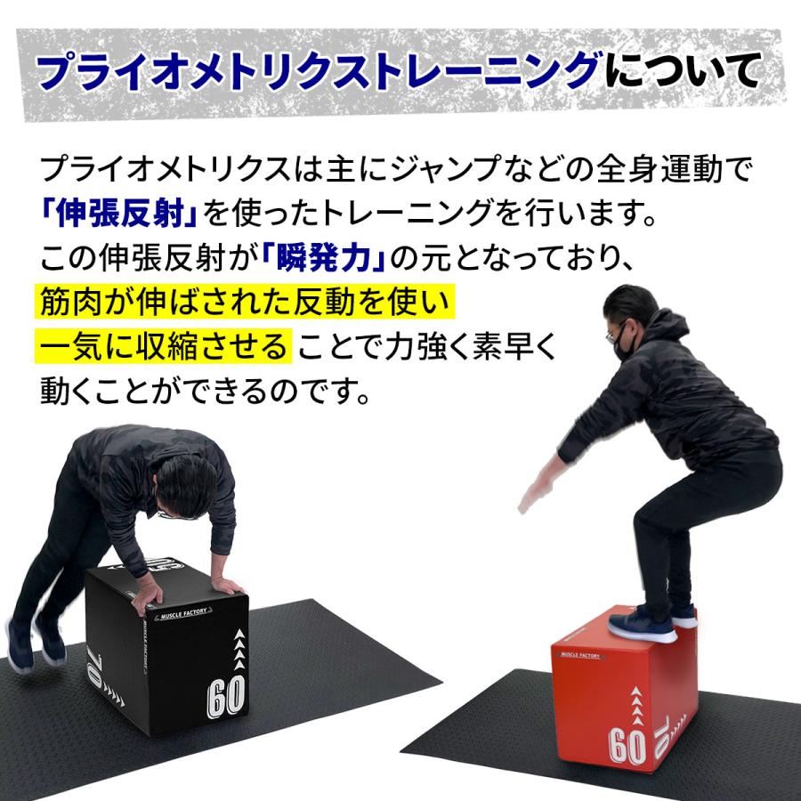 MUSCLE FACTORY プライオボックス ソフト 3 in 1 プライオメトリクス