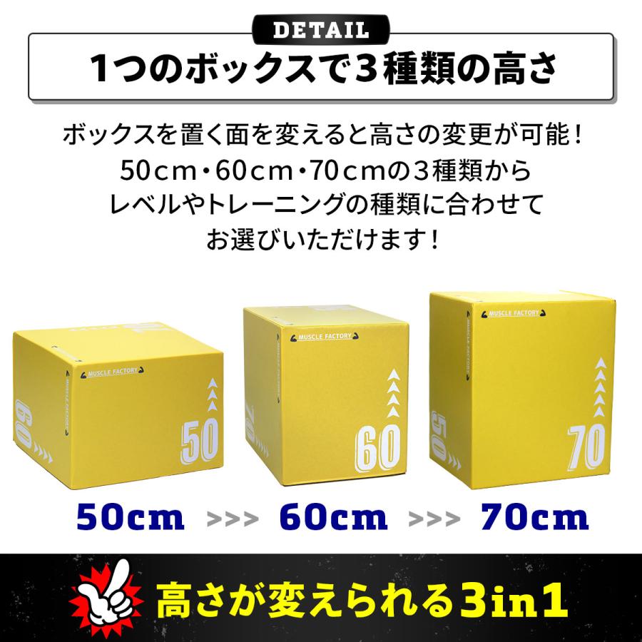 MUSCLE FACTORY プライオボックス ソフト 3 in 1 プライオメトリクス