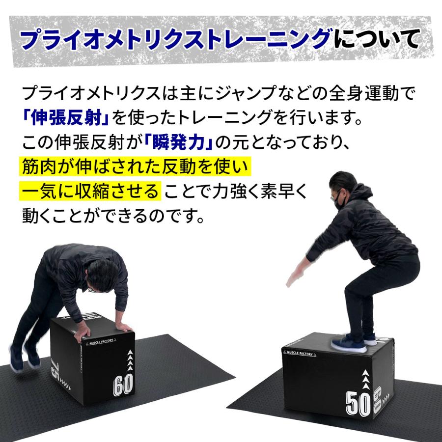 MUSCLE FACTORY プライオボックス ソフト 3 in 1 プライオメトリクス