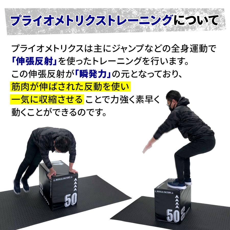 MUSCLE FACTORY プライオボックス ソフト 40×50×60cm プライオ