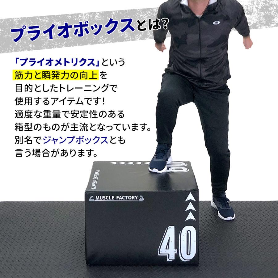 MUSCLE FACTORY プライオボックス ソフト 40×50×60cm プライオ