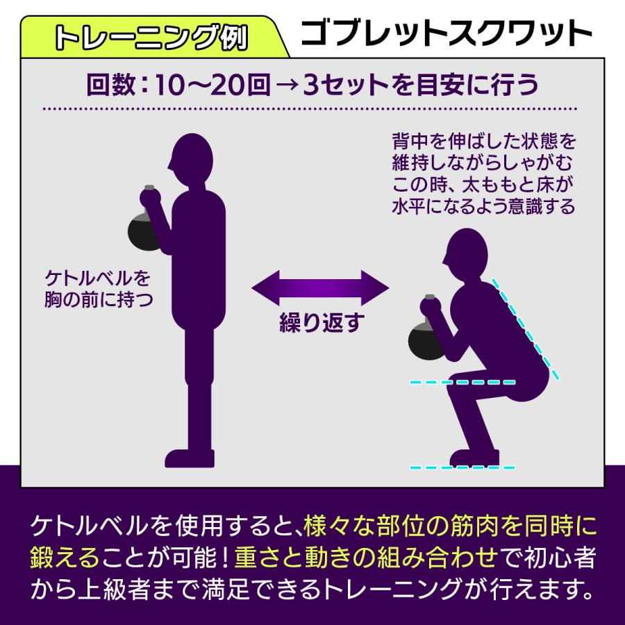 KaRaDa Style ケトルベル ソフトタイプ 10kg ワイドハンドル 握り