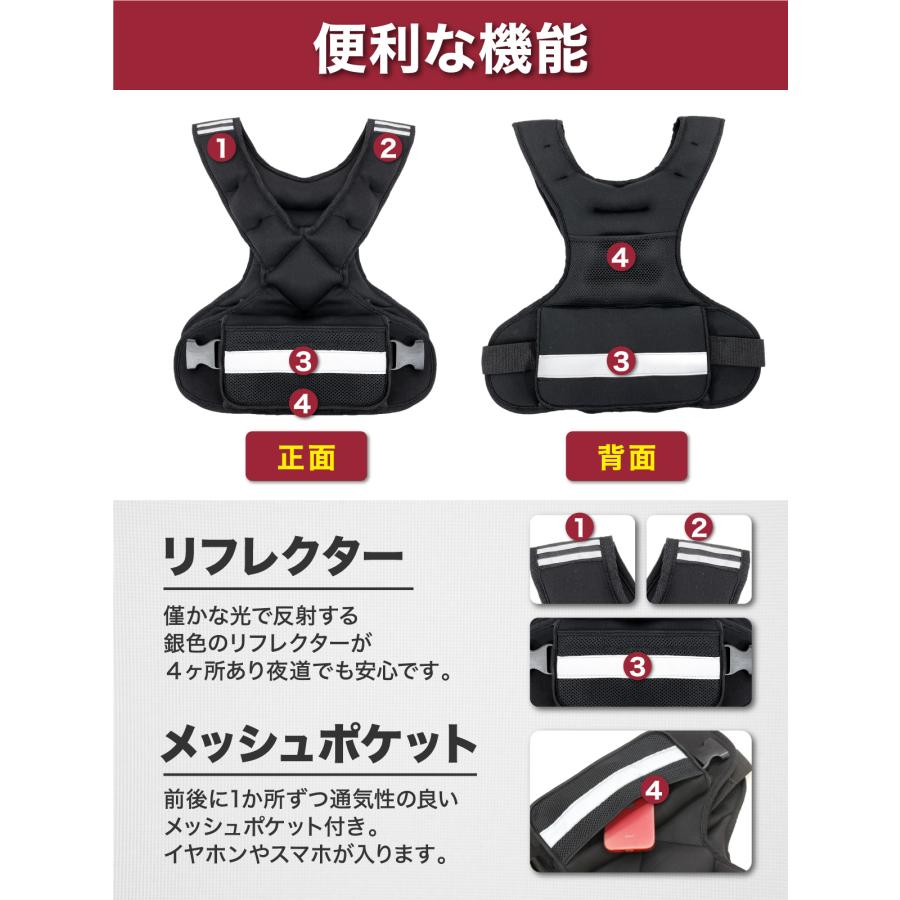 MUSCLE FACTORY ウエイトベスト パワーベスト ウエイトジャケット 重量 