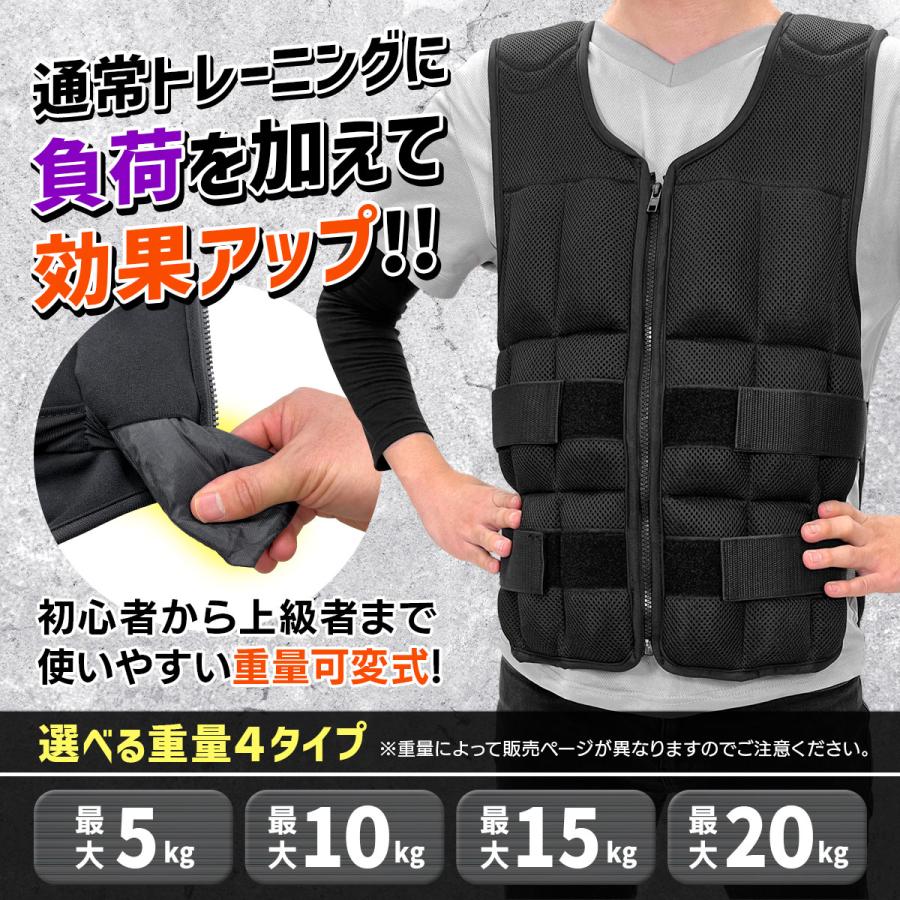 ウエイト　10キロ×2 合計20kg 楽天市場】ウエイトベスト パワーベスト メッシュ ウエイト