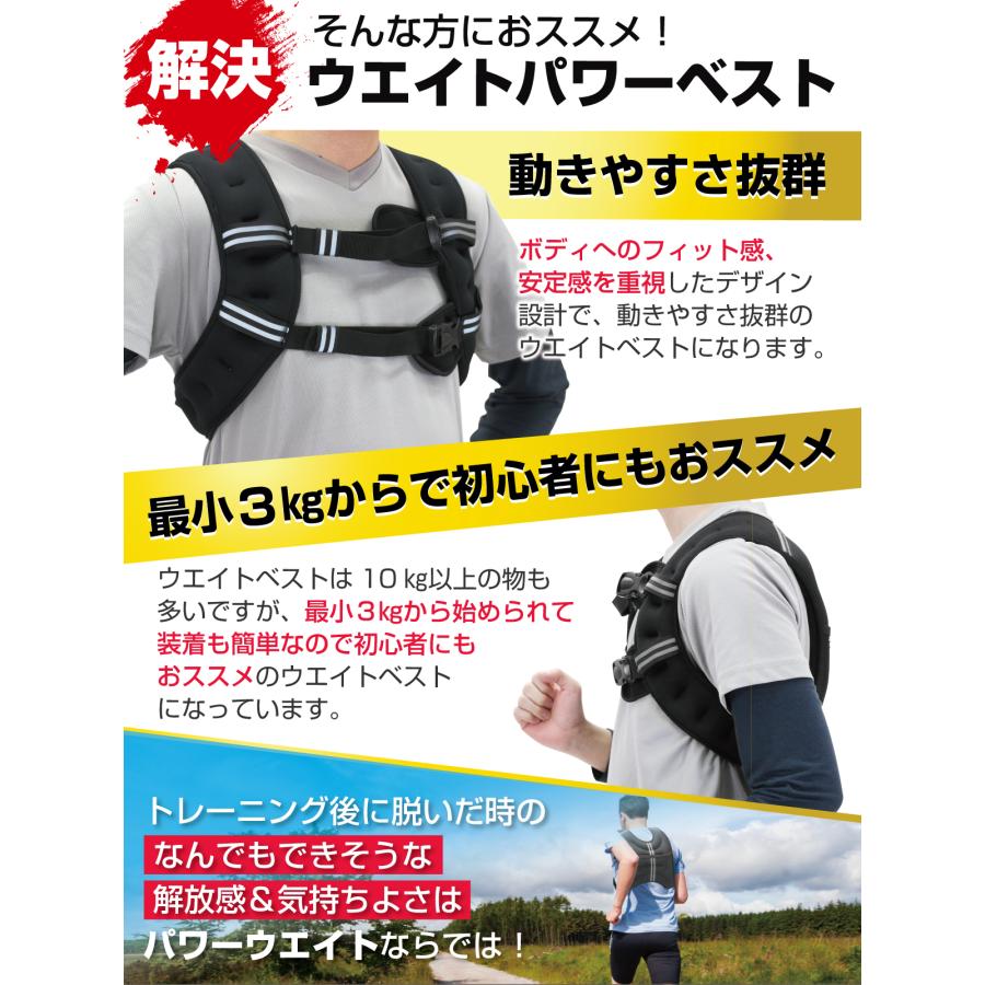 MUSCLE FACTORY ウエイトベスト ランニング コンパクト パワーベスト