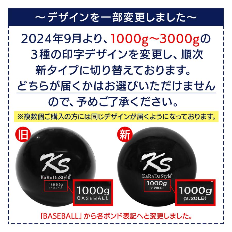 野球 トレーニング ボール ウエイトボール  球速アップ 練習 プアボール サンドボール 重い ボール ソフトボール 1000g (6個セット)の画像