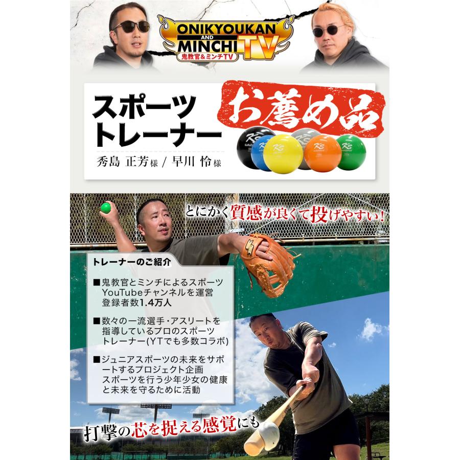 野球 トレーニング ボール ウエイトボール  球速アップ 練習 プアボール サンドボール 重い ボール ソフトボール 2000g (6個セット)の画像