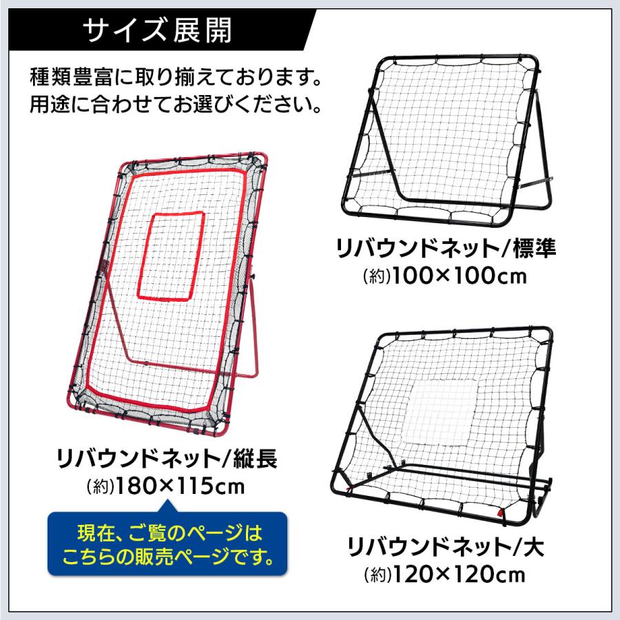 リバウンドネット 縦長 サッカー 野球 リバウンダー ラダー トレーニング バウンドネット クレイジーキャッチ 壁当て 115×180CM (高耐久タイプ/45撚り網)｜systemstyle｜21