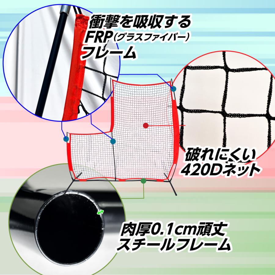 KaRaDa Style 野球 防球ネット ピッチング フェンス L字型 大型 KaRaDa Style 野球 防球ネット ピッチング フェンス L字型 大型