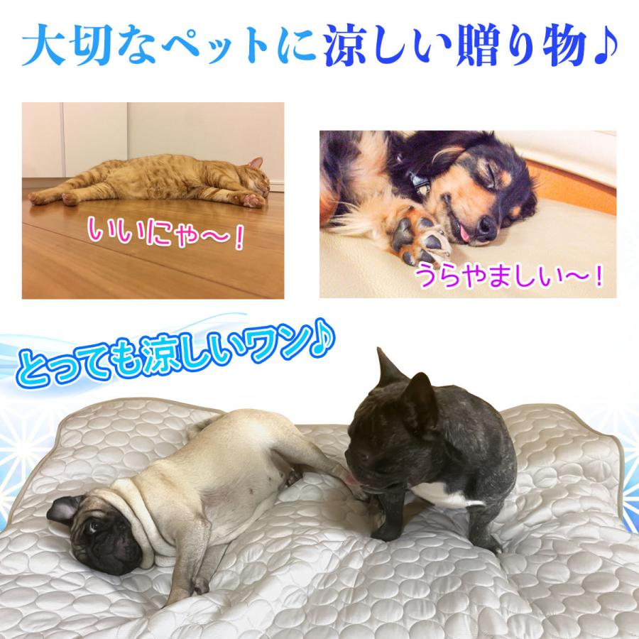 ペットベッド ラージマット ひんやりシーツ セット 犬 猫 ベッド ふわふわ 冬 クッション 洗える 洗濯 夏 冷感 メッシュ 通年 Mサイズ｜systemstyle｜20