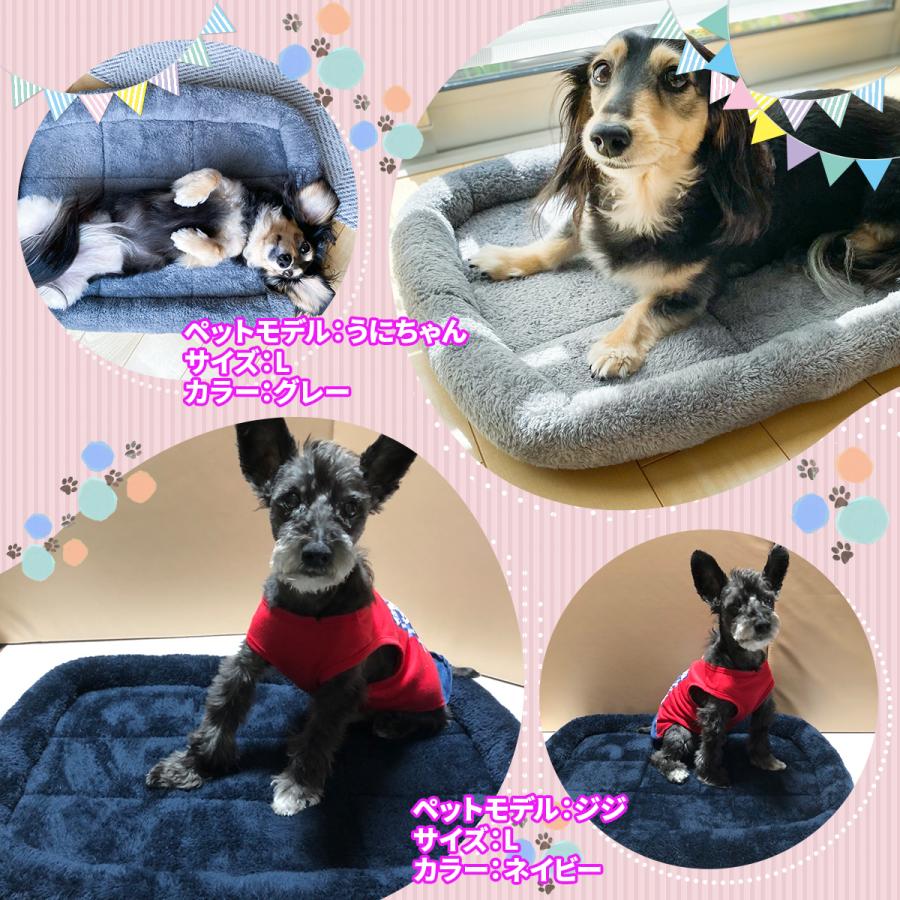ペットベッド 犬 猫 ベッド クッション 冬 犬用 マット 洗える ネコ 小型犬 中型犬 大型犬 猫用 dog ハウス ソファベッド ふわふわ シンプルボアタイプ Mサイズ | Pet Style | 19