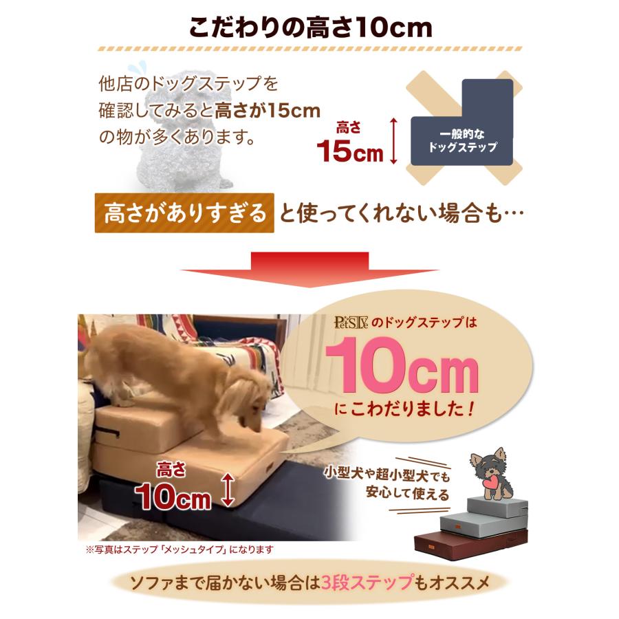 Pet Style 【ドッグトレーナー推奨】 ドッグステップ 犬 階段 ペット