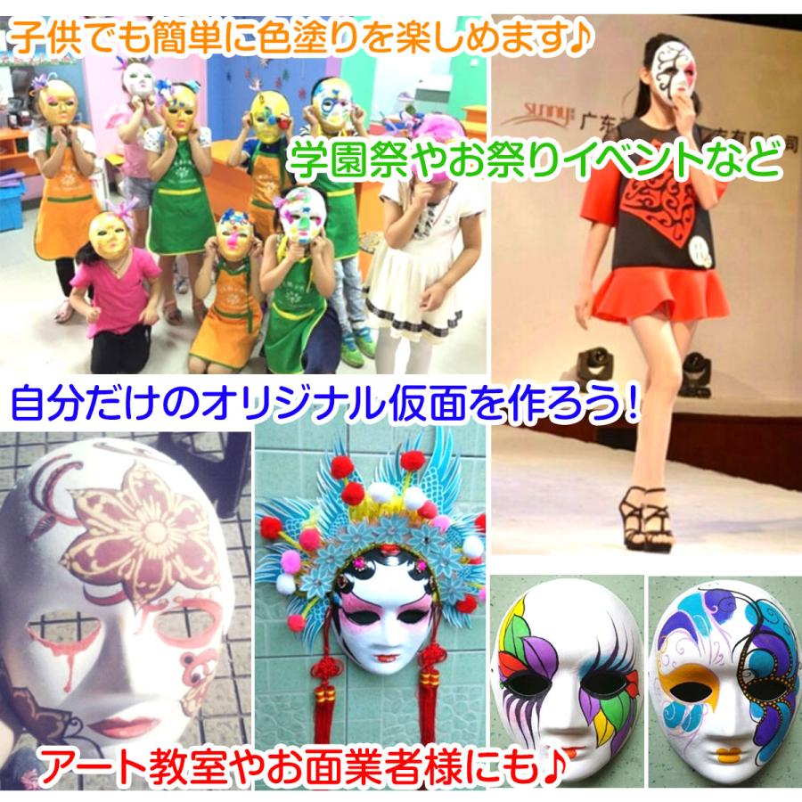 お面　めん頬　マスク　コスプレ　仮装　粘土　ハンドメイド 楽天市場】メッシュお面芯 ねんど 工作 手作り キット お面