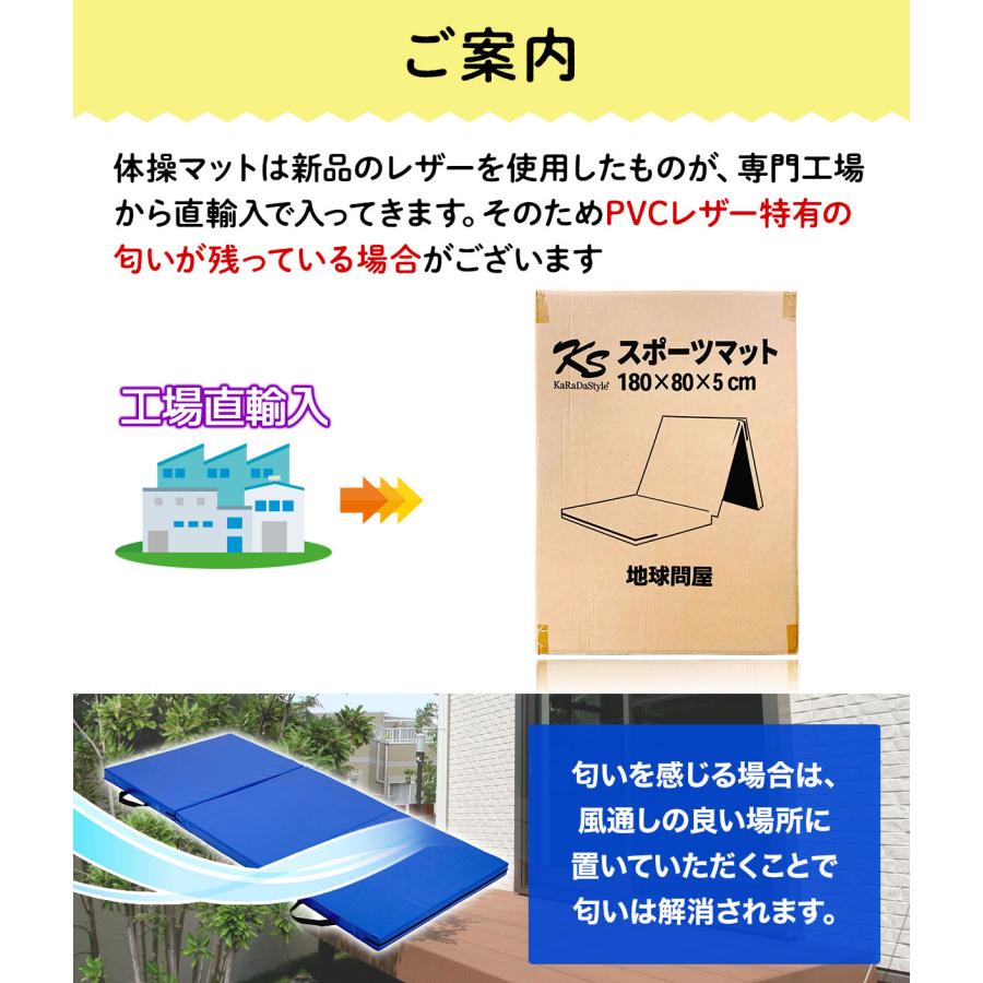 KaRaDa Style 体操 マット 折りたたみ ストレッチマット エクササイズ