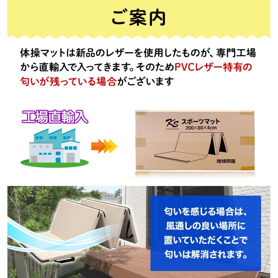 KaRaDa Style 体操 マット 折りたたみ ストレッチマット エクササイズ