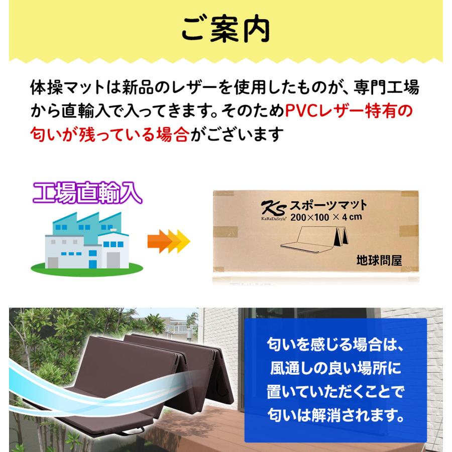 KaRaDa Style 体操 マット 折りたたみ ストレッチマット エクササイズ