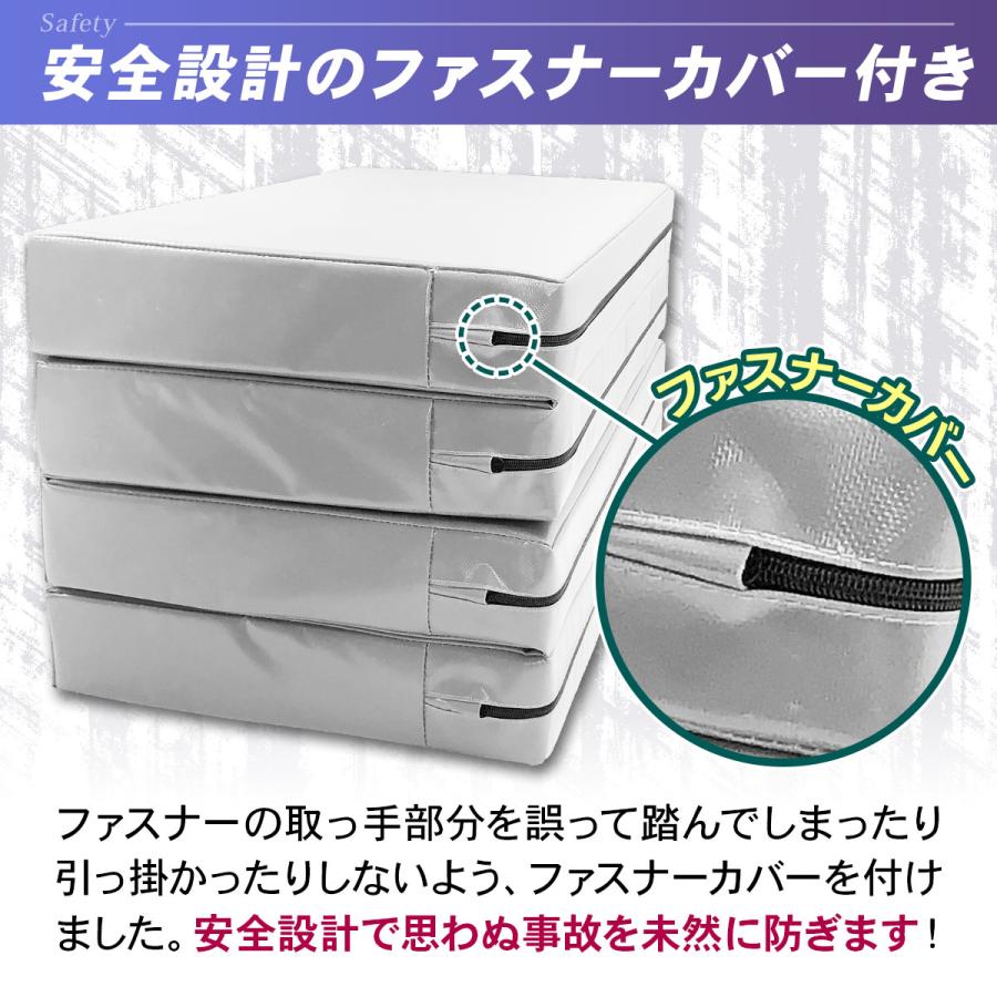 【破格】KaRaDaStyle クラッシュパッド グレー 200×90×10cm KaRaDa Style クラッシュパッド エバーマット 衝撃吸収 小さめ