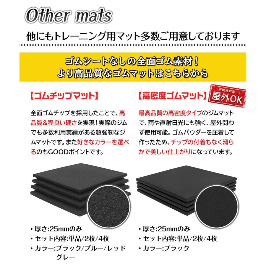 KaRaDa Style ゴムマット ジムマット 20mm 防音 防振 床 ホームジム 筋