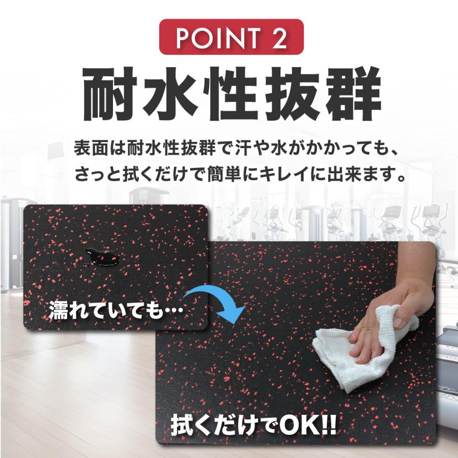 KaRaDa Style ゴムマット ジムマット 20mm 防音 防振 床 ホームジム 筋