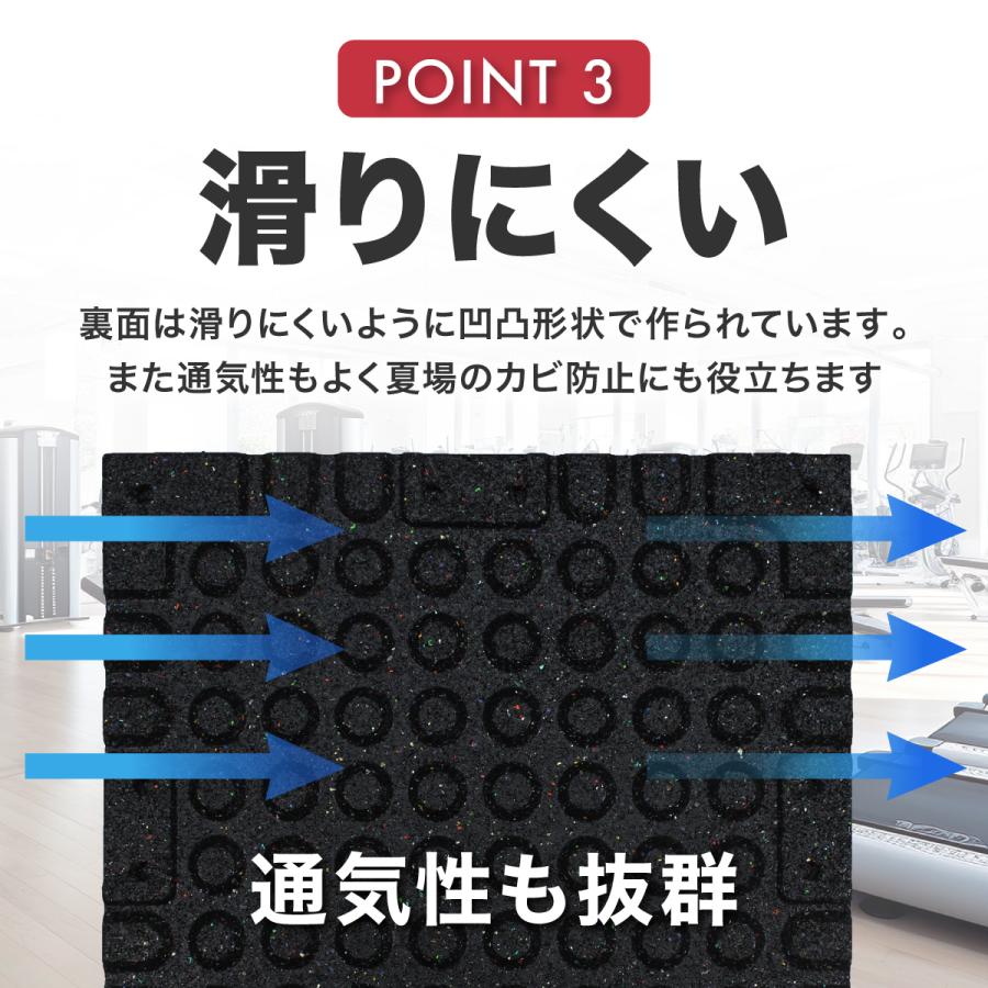 ゴムマット トレーニング ホームジム フロアマット 筋トレ 家トレ 16枚 ゴムマット ジムマット 20mm 防音 防振 床 ホームジム 筋トレ