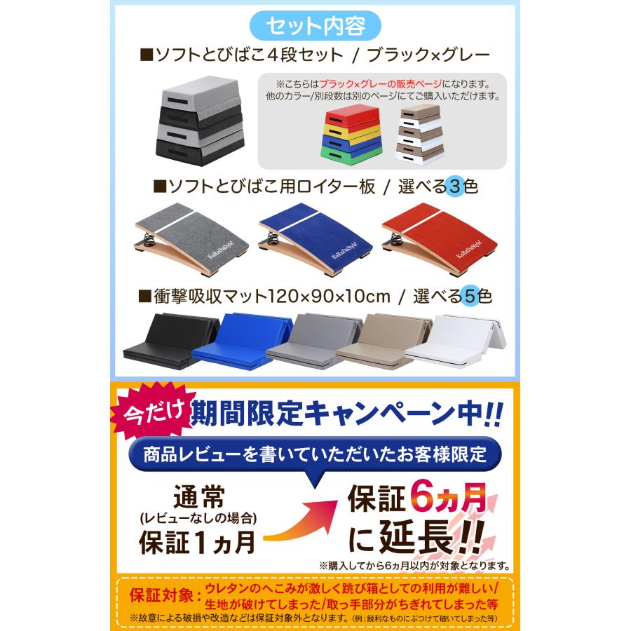 KaRaDa Style 跳び箱 ソフト 飛び箱 とび箱 ジョイント式 とびばこ