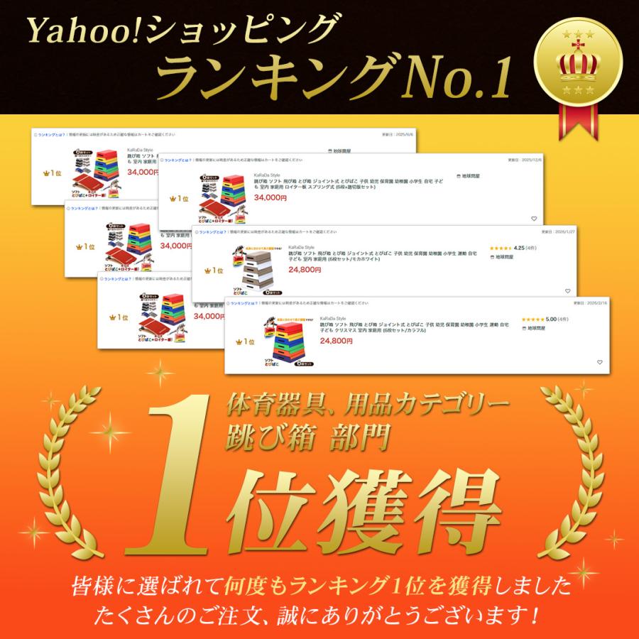 KaRaDa Style 跳び箱 ソフト 飛び箱 とび箱 ジョイント式 とびばこ