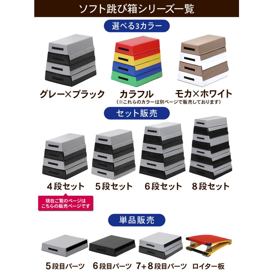 跳び箱 ソフト飛び箱 とび箱 ジョイント式とびばこ子供運動 自宅家庭用4段セット KaRaDa Style 跳び箱 ソフト 飛び箱 とび箱 ジョイント式 とびばこ