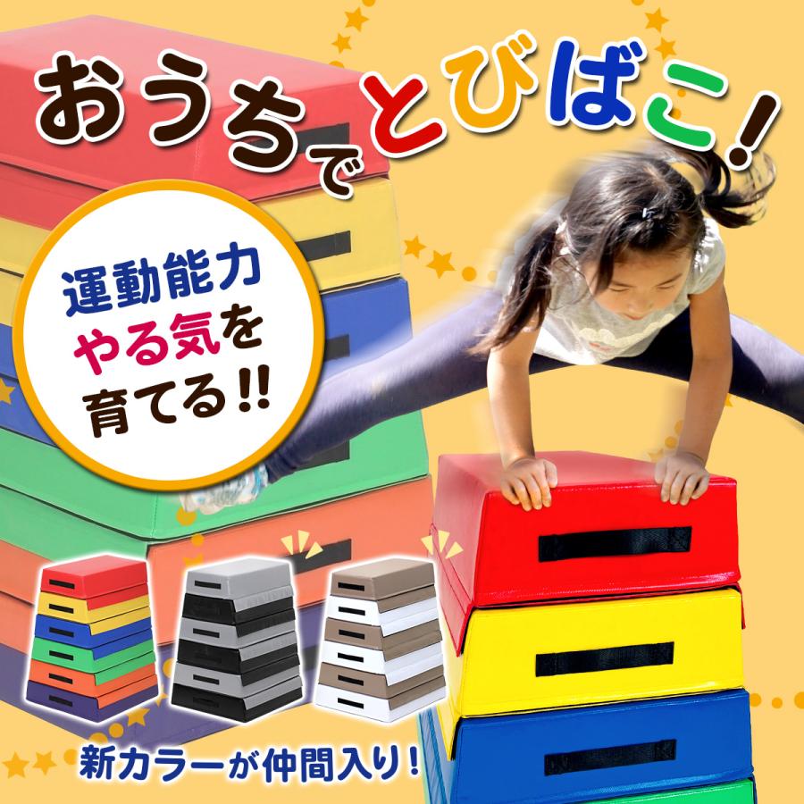 KaRaDa Style 跳び箱 ソフト 飛び箱 とび箱 ジョイント式 とびばこ