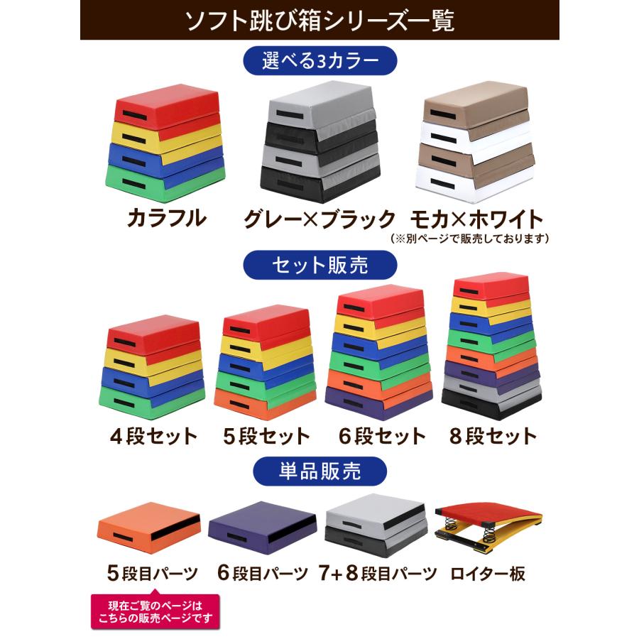 KaRaDa Style 跳び箱 ソフト 飛び箱 とび箱 ジョイント式 とびば