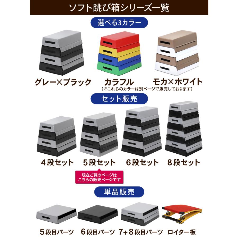 KaRaDa Style 跳び箱 ソフト 飛び箱 とび箱 ジョイント式 とびばこ