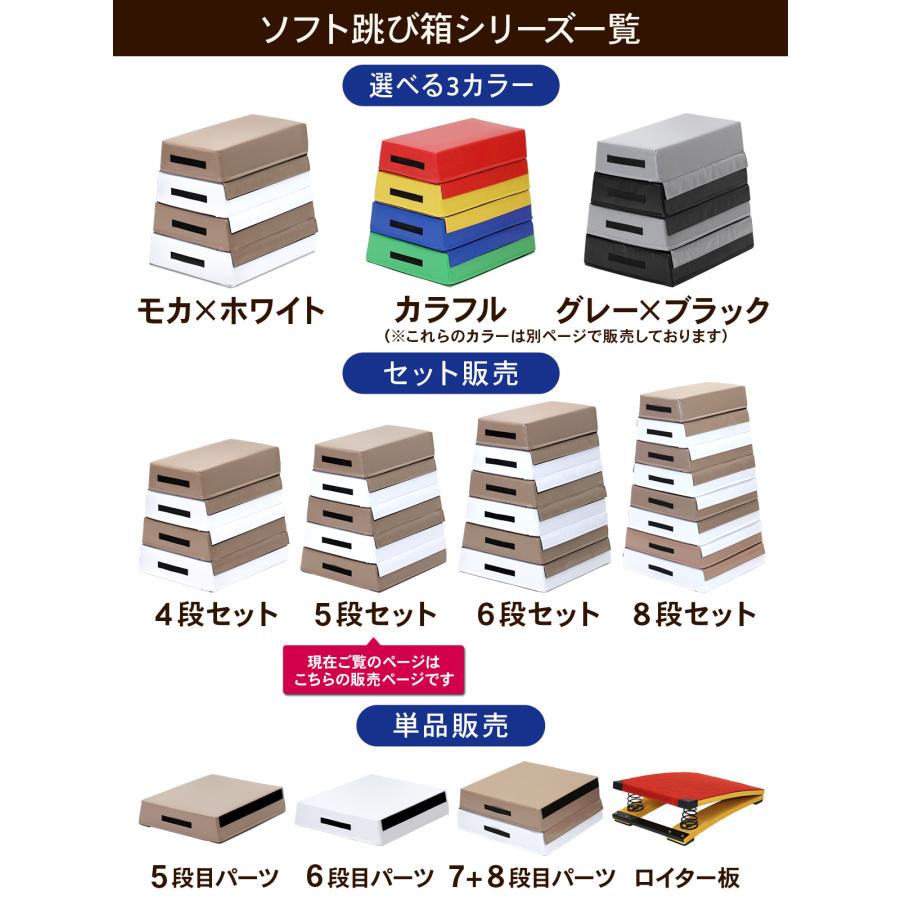 KaRaDa Style 跳び箱 ソフト 飛び箱 とび箱 ジョイント式 とびばこ