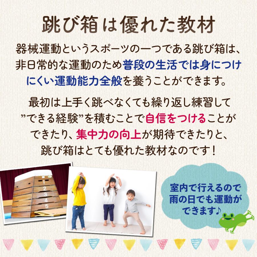 跳び箱 ソフト 飛び箱 とび箱 ジョイント式 とびばこ 子供 幼児 保育園 幼稚園 小学生 運動 自宅 子ども クリスマス 家庭用 (6段目のみ/単品/ブラックグレー)｜systemstyle｜05