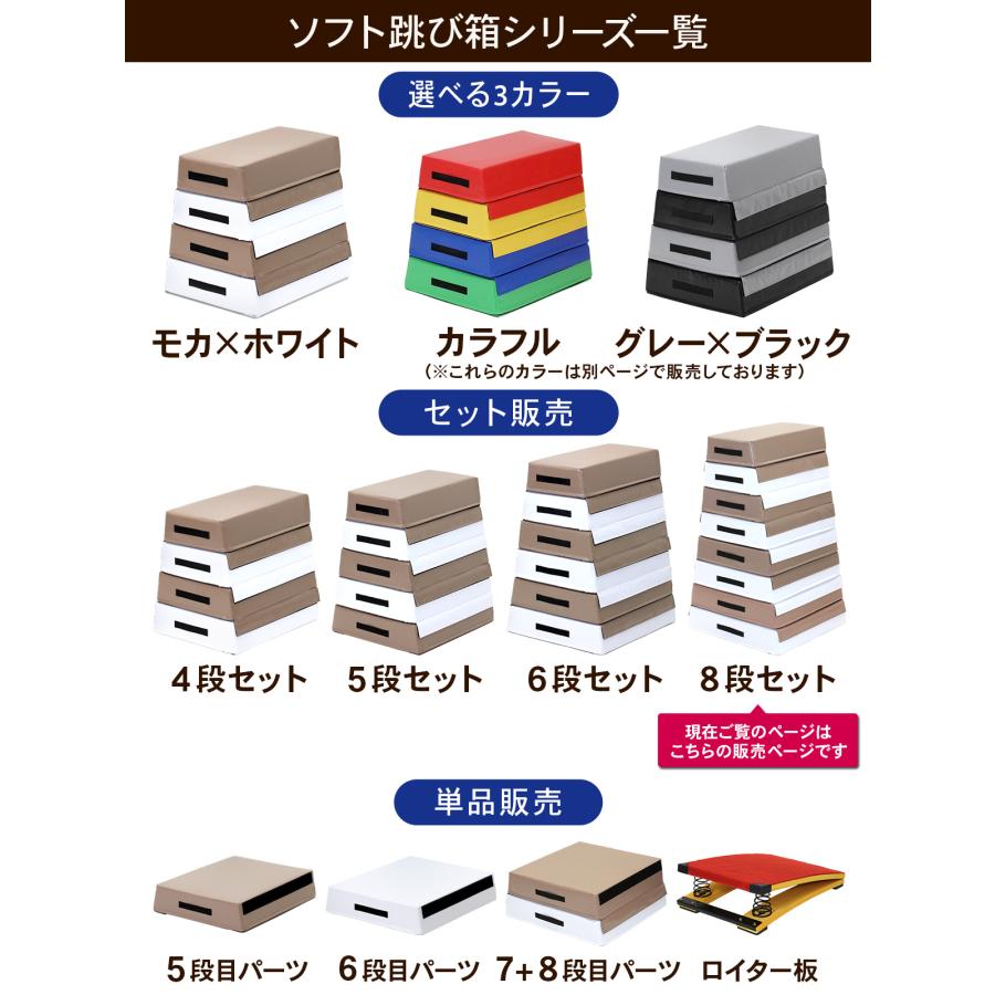 KaRaDa Style 跳び箱 ソフト 飛び箱 とび箱 ジョイント式 とびばこ