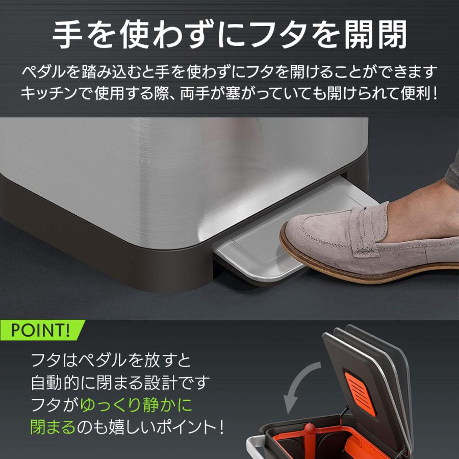 ジョセフジョセフ ゴミ箱 クラッシュボックス 《ゴミを1/3に圧縮