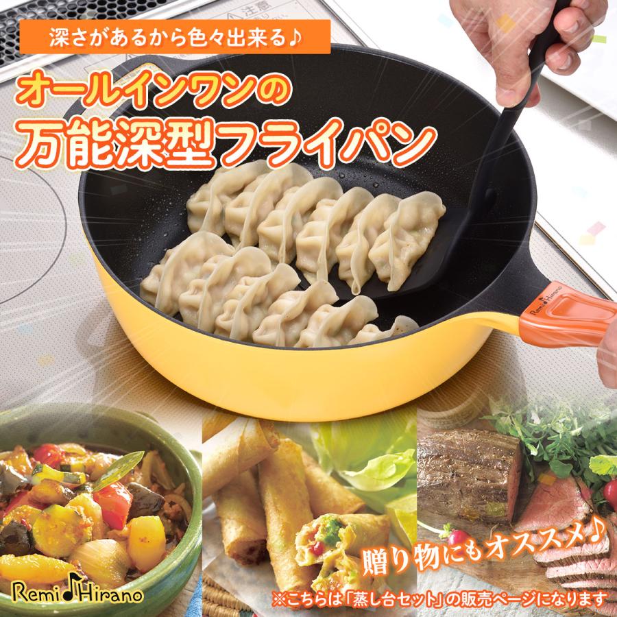 レミパン フライパン 24cm 平野レミ 蒸し台セット IH ガス 対応 片手鍋