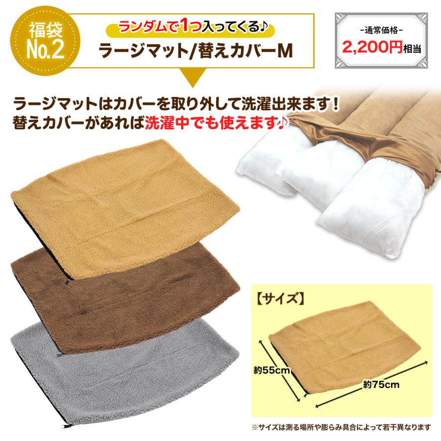 【 2025年 犬 福袋 】 ギフト プレゼント ペット 犬 猫 お楽しみ袋 おしゃれ 秋冬 春夏 ラージマット えさ皿 Mサイズ 数量限定 6点セット | Pet Style | 03