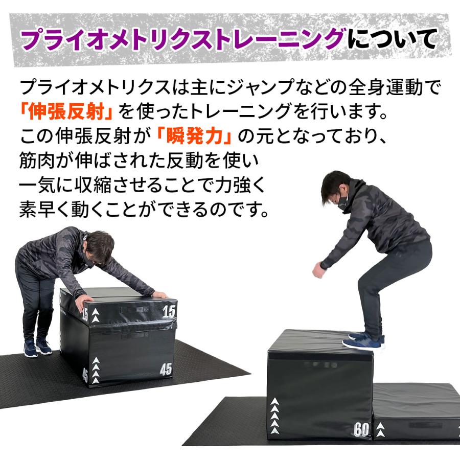 MUSCLE FACTORY 【型落ち】 ジョイント式 プライオボックス ソフト