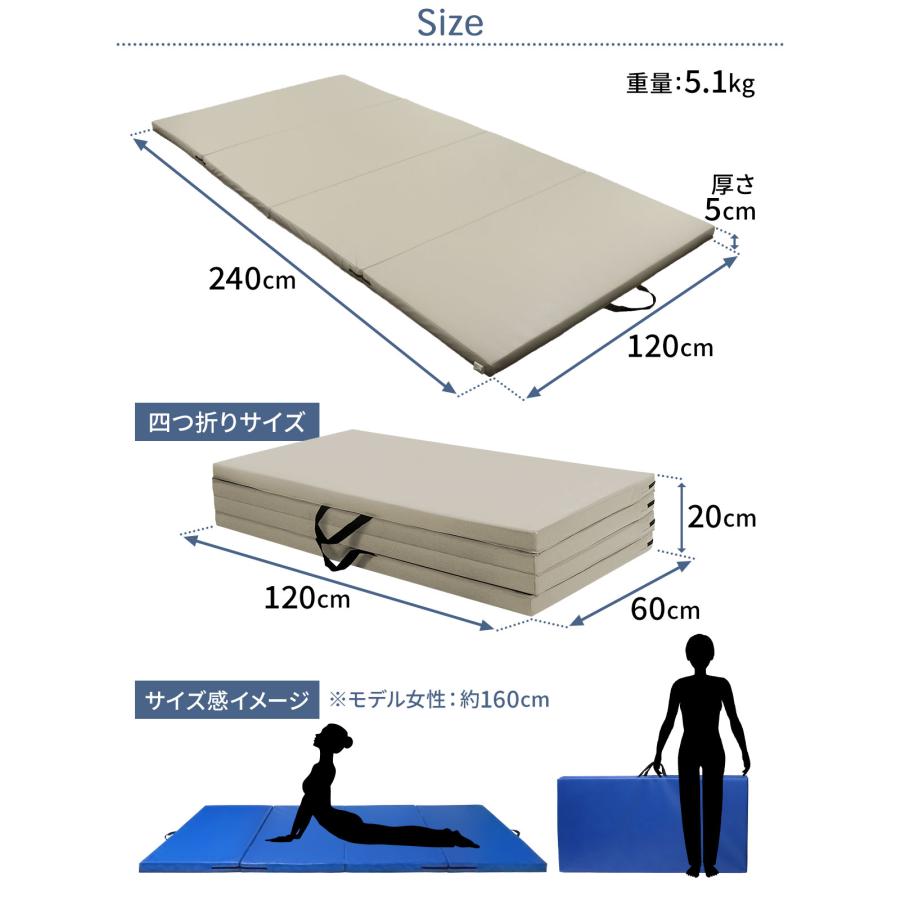 KaRaDa Style 【訳あり】 プレイマット 体操 マット 折りたたみ