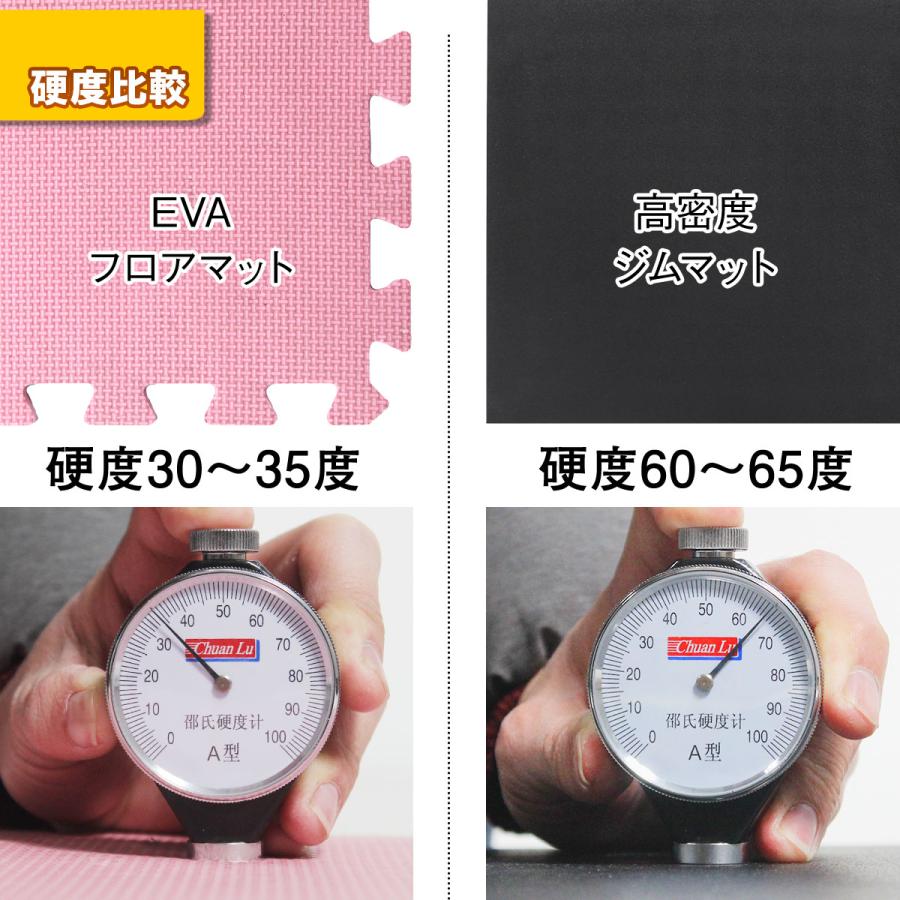 MUSCLE FACTORY 【訳あり】 高密度 ジム マット 25mm ゴム フロア