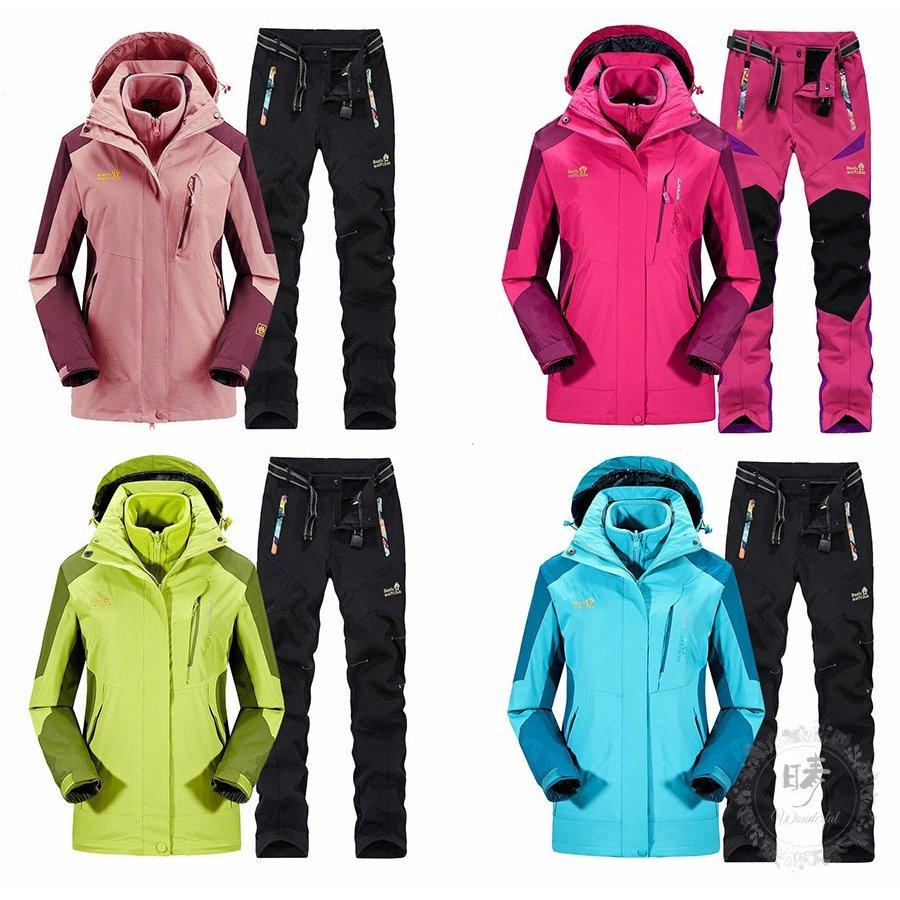アウトドアウェア 上下セット マウンテンパーカー レディース 3way アウトドア コート ボア 防風 撥水 防寒着 インナー付き 冬 登山服 マウンテンジャケット Q Syu Shop 通販 Yahoo ショッピング